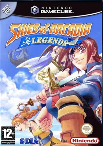 Skies outlet of arcadia legends gamecube mint manual